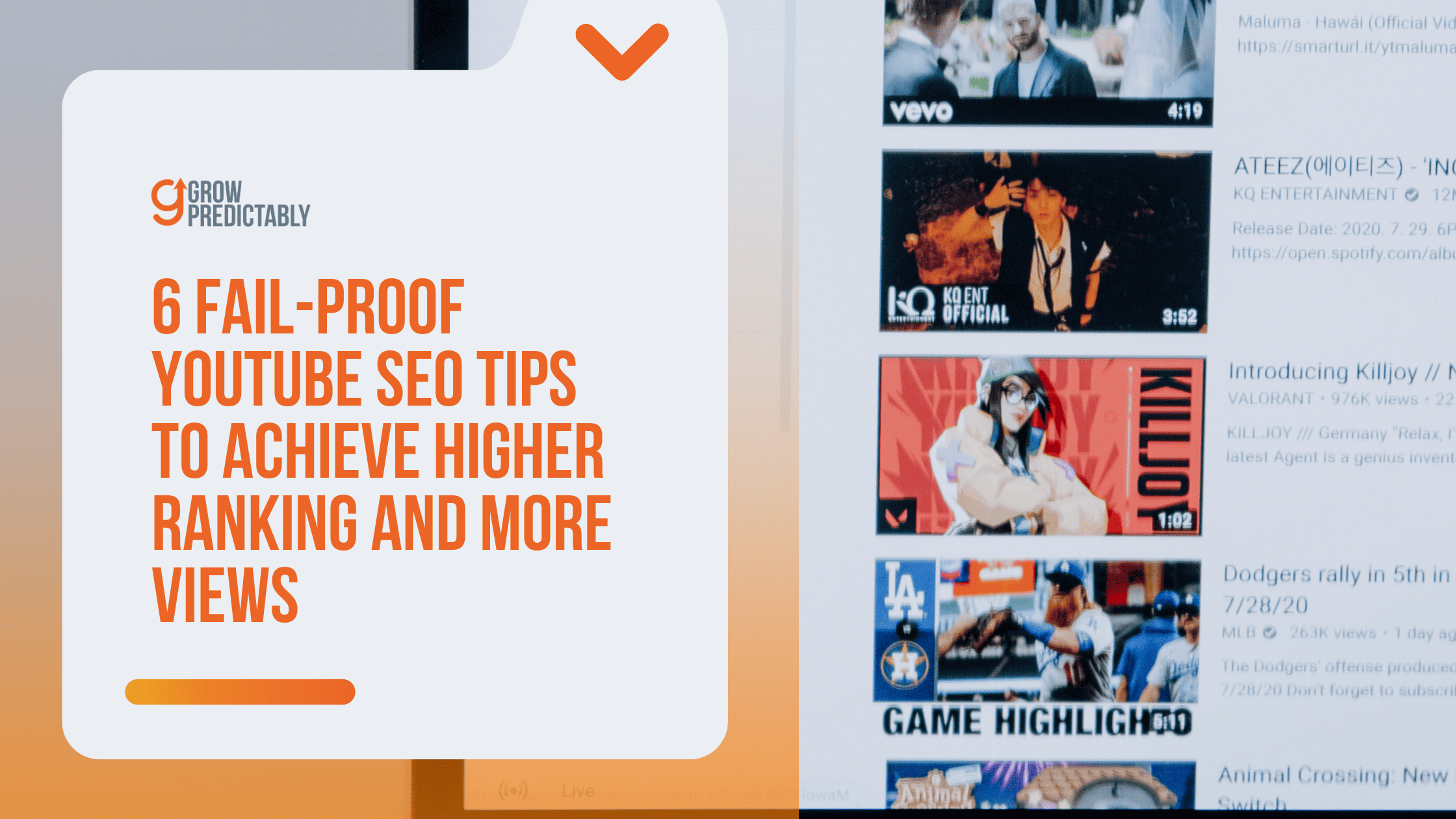 SEO Optimization YouTube
