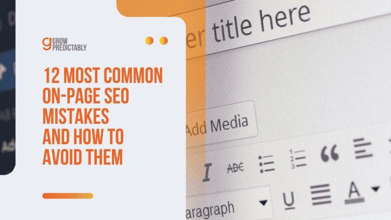 on-page SEO