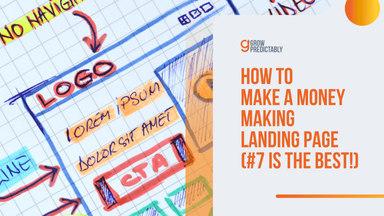 landing page