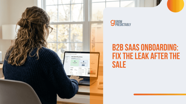 B2B SaaS Onboarding: Fix the Leak After the Sale