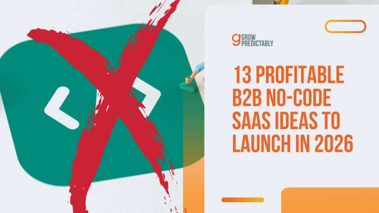 13 Profitable B2B No-Code SaaS Ideas to Launch in 2026