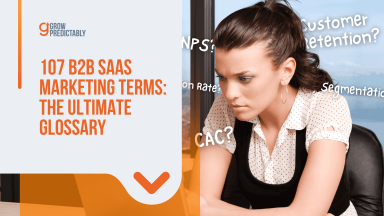 b2b saas marketing terms