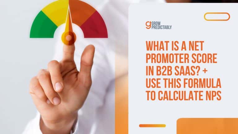 What Is Net Promoter Score in B2B SaaS? + Use This Formula to Calculate NPS