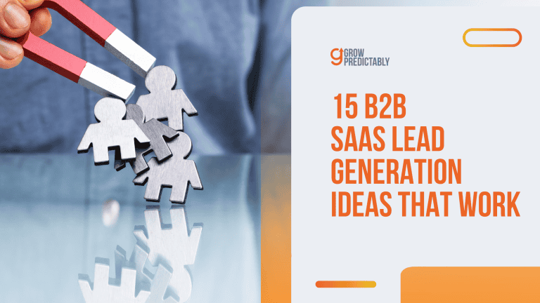 b2b saas lead generation ideas