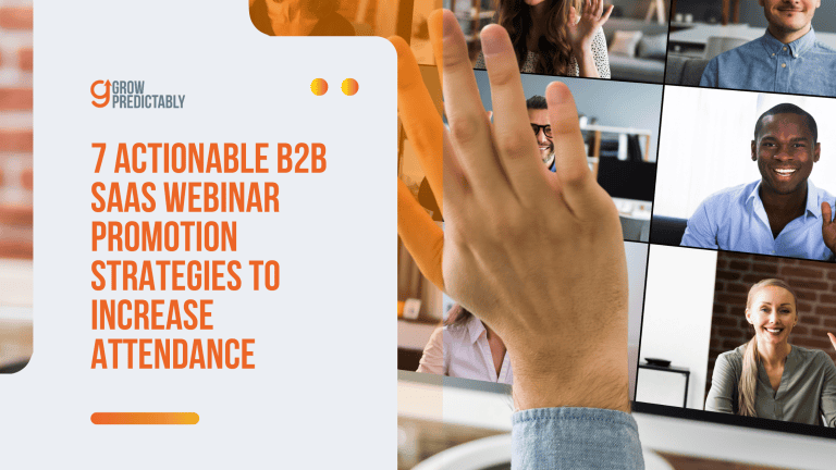 b2b saas webinar promotion strategies