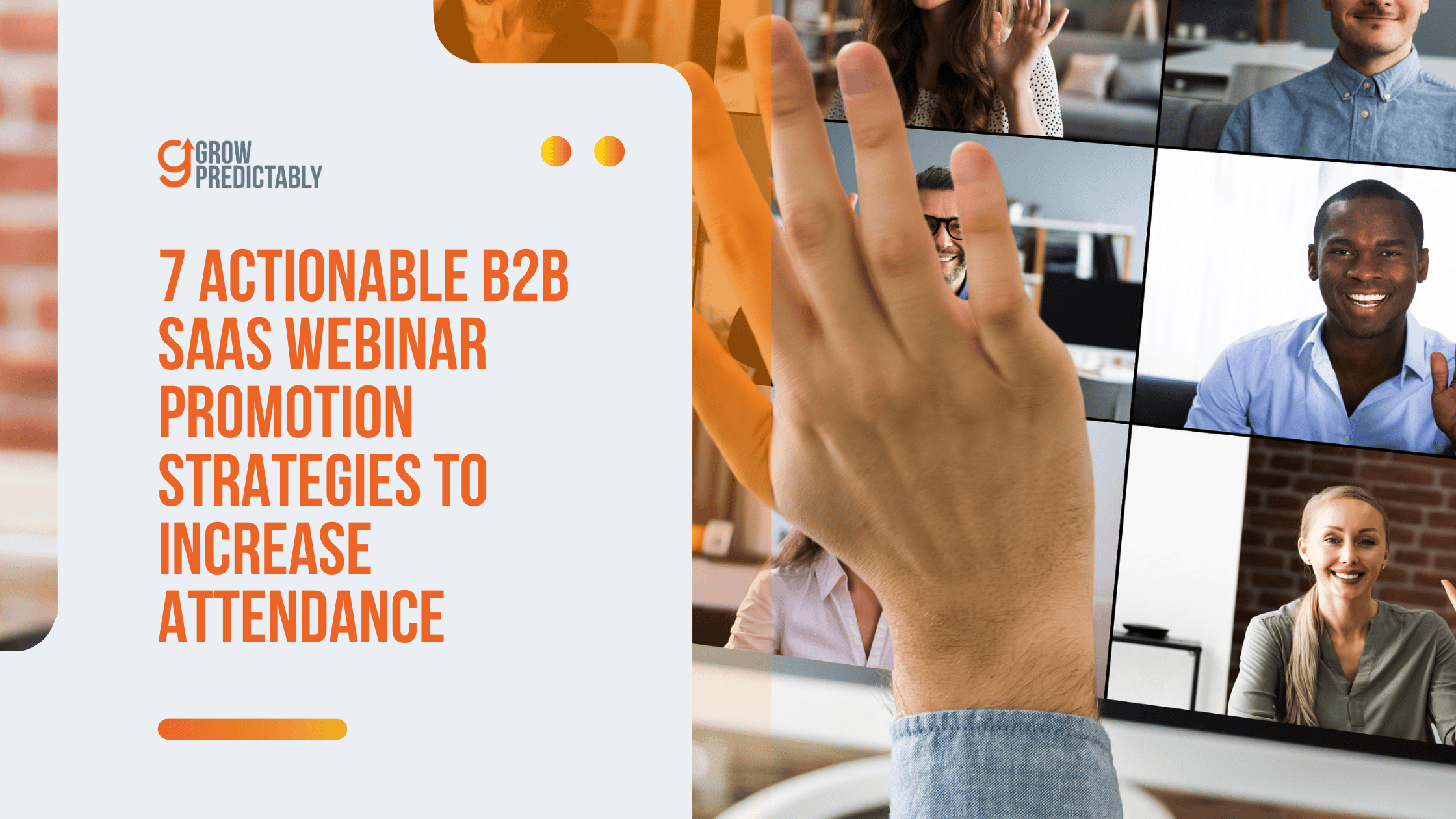 b2b saas webinar promotion strategies