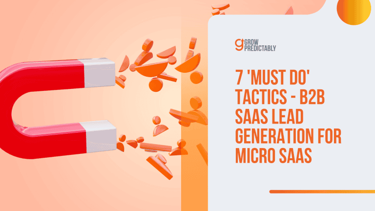 b2b saas lead generation for micro saas