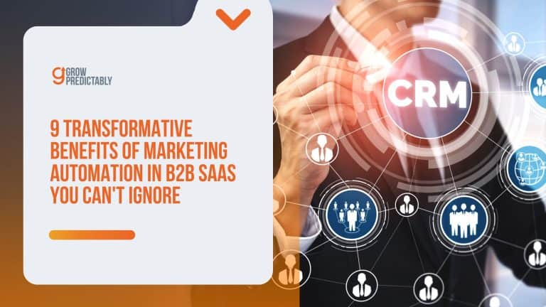 Benefits of Marketing Automation in B2B SaaS