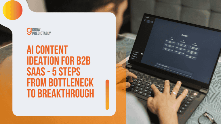 AI content ideation for B2B SaaS