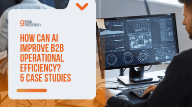 How can AI improve B2B operational efficiency?