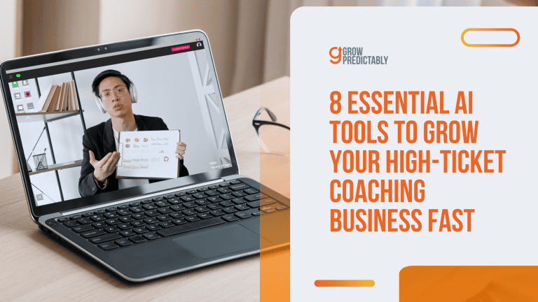 What are the best AI tools for marketing a high-ticket coaching program