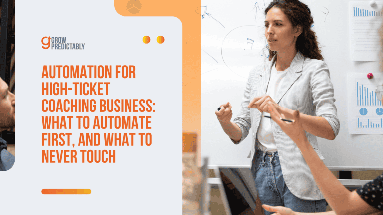 Automation for High-Ticket Coaching Business