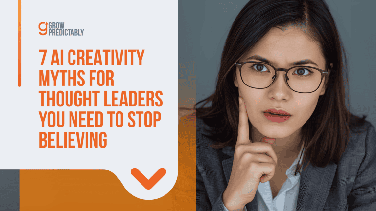 ai creativity myths for thought leaders