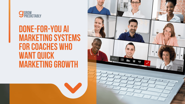 Done-for-you AI marketing systems for coaches