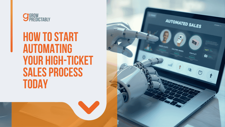 Automating high-ticket sales processes